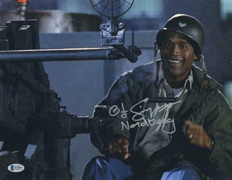 OJ SIMPSON SIGNED X PHOTO NAKED GUN AUTHENTIC AUTOGRAPH BECKETT COA K Collectible