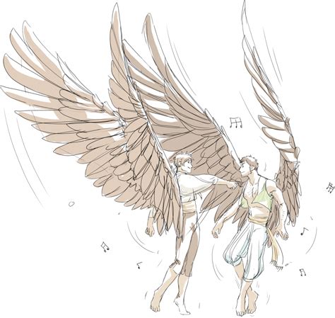 Human Angel Wing Pose Reference