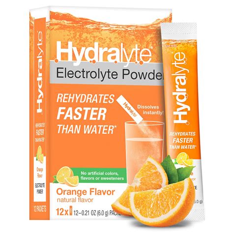 Hydralyte Electrolyte Powder Packets Variety Flavor Hydration Packets