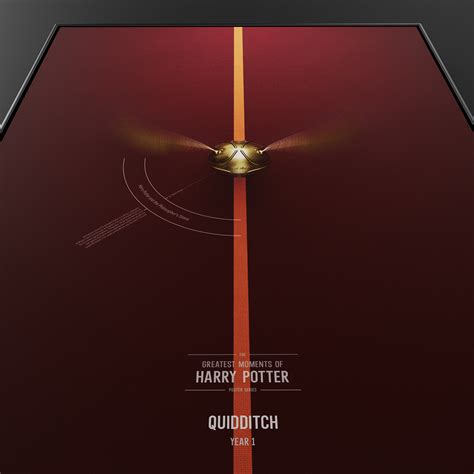 Harry Potter Quidditch Year 1 Poster - Fanart on Behance