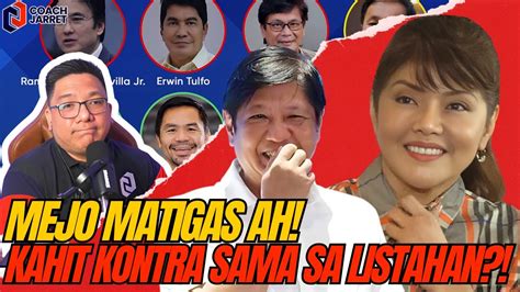 Ang Tigas Ni Imee Marcos Tatakbo Pang Senadora Ng Admin Youtube