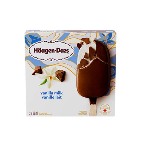 HÄAGEN-DAZS Vanilla Milk Chocolate Ice Cream Bars | Häagen-Dazs Canada