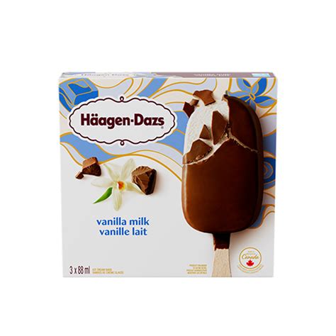 HÄAGEN DAZS Vanilla Milk Chocolate Ice Cream Bars Häagen Dazs Canada