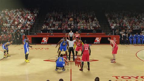 Nba 2k15 Warriors Vs Rockets Youtube