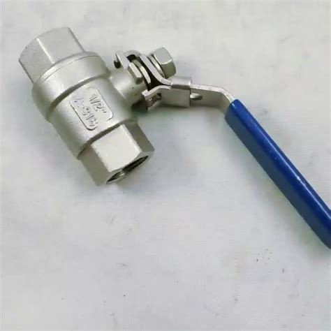 Stainless Steel Ball Valves Ss304 Ss316 Two Pcs Ball Valves With Without Lock Buy 316 304