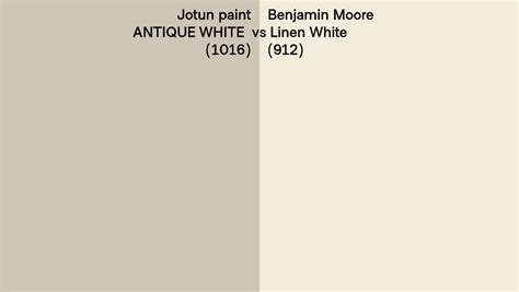 Jotun Paint Antique White Vs Benjamin Moore Linen White