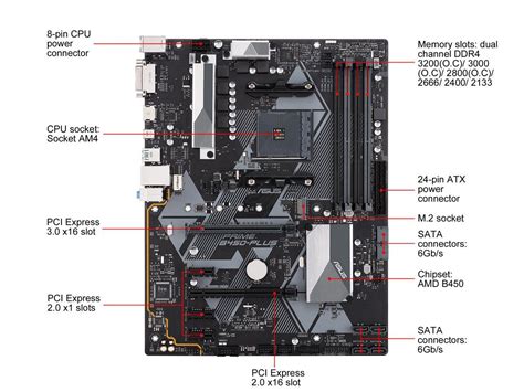 Asus Prime B Plus Am Atx Amd Motherboard Newegg Ca