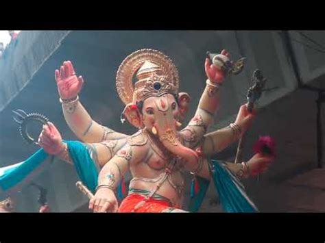 Mumbai Ganpati Maha Aagman 2023 U Never Seen Before Biggest Ganpati