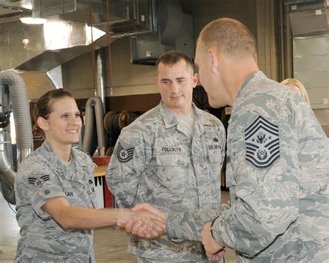 Chief Master Sergeant Of The Air Force Visits Grand Forks Afb Air