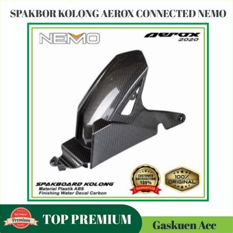 Spakbor Kolong Belakang Aerox Connected New Warna Carbon