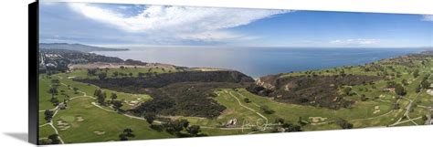 Torrey Pines Golf course aerial Panoramic Wall Art, Canvas Prints ...