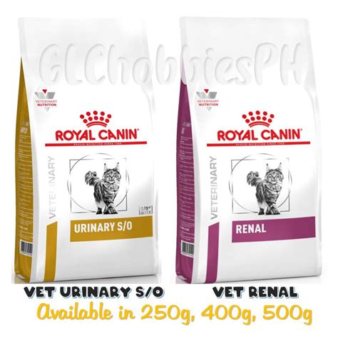 Royal Canin Veterinary Dry Cat Food Kibble Vet Catfood Urinary S O Renal Gastrointestinal 500g