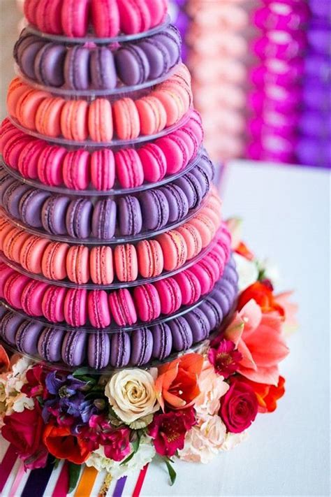 18 Sweet Macaroon Wedding Cake Ideas To Dazzle Your Guests