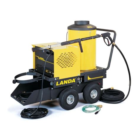 Landa Vhp Series Pressure Washer Operator S Manual Manualslib