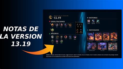 Resumen De Las Notas Del Parche De League Of Legends Cambios