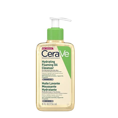 CeraVe Hydrating Foaming Oil Cleanser for Dry Skin 236ml - The ...