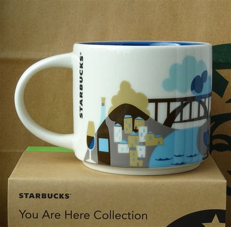 Starbucks City Mug Cup You Are Here Series YAH Porto Portugal 14oz NEW