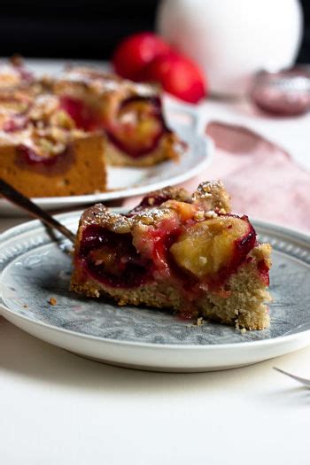 Schneller Einfacher R Hrkuchen Mit Gew Rzen Und Pflaumen Sasibella