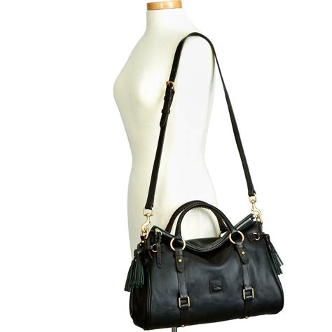 Dooney And Bourke Florentine Leather Small Satchel Black Womens Bags