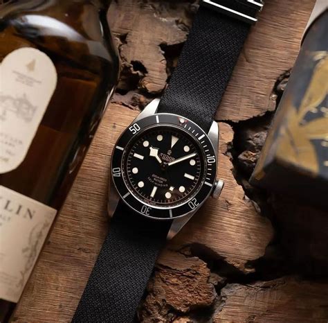 Tudor Black Bay On Nato Strap Tudor Watches Leather Watch Nato Strap