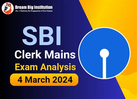 Sbi Clerk Mains Exam Analysis March Questions Asked