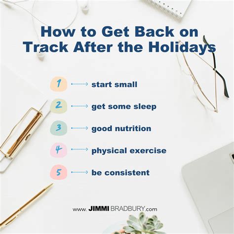 How To Get Back On Track After The Holidays 5 Tips