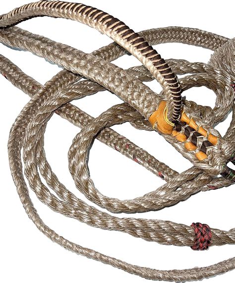Bull Rope 99 Right Hand Lace Full Leather Length With Knot 14 Feet