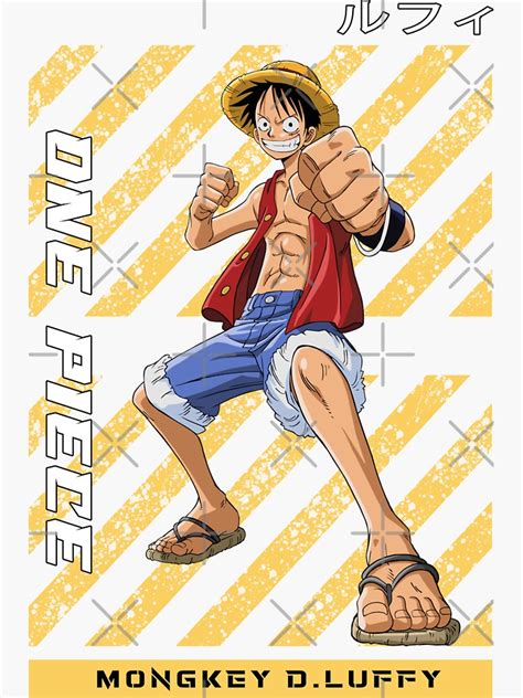 Monkey Dluffy Sticker For Sale By Coolbits1717 Redbubble