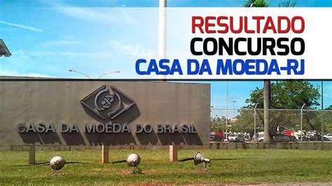 Resultado do concurso Casa da Moeda RJ sai na terça 9 pela Cesgranrio