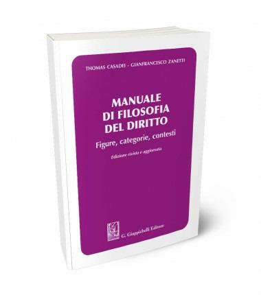 Manuale Di Filosofia Del Diritto Figure Categorie E Contesti Thomas