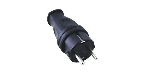 Купить вилка прямая каучук 2р+е 1х16 220-240v ip44 в интернет-магазине ...