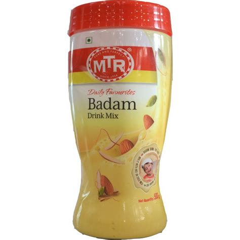 MTR Badam Drink Mix Jar 500 Gm 1 1 Lb Walmart