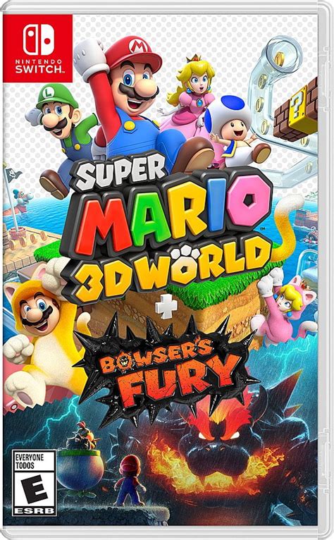 Super Mario 3D World + Bowser’s Fury, Toad Bros Adventure Nintendo Switch Game with Original ...