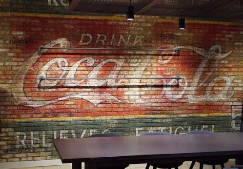 Vintage Mural Artwork - Faux Vintage Ad Murals - Brick Sign Painting