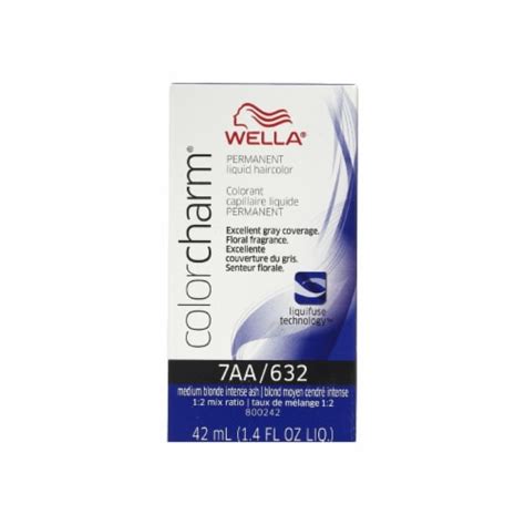 Wella Color Charm Permanent Liquid Hair Color Medium Blonde Intense Ash