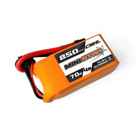 CNHL Ministar 850mAh 14 8V 4S 70C Lipo Battery XT30 Unmanned Tech UK