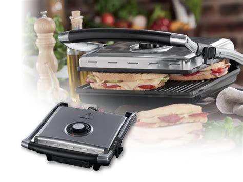 Silvercrest Kitchen Tools R 2000W Panini Maker With Grill Function