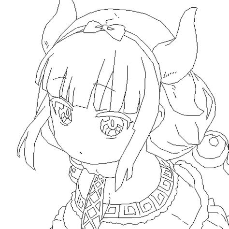 Le Livre à Colorier Dragon Maid De Mlle Kobayashi à Imprimer Et à Mettre En Ligne