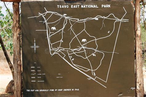 Map of Tsavo East National Park | Tsavo East National Park | Kenya Tours