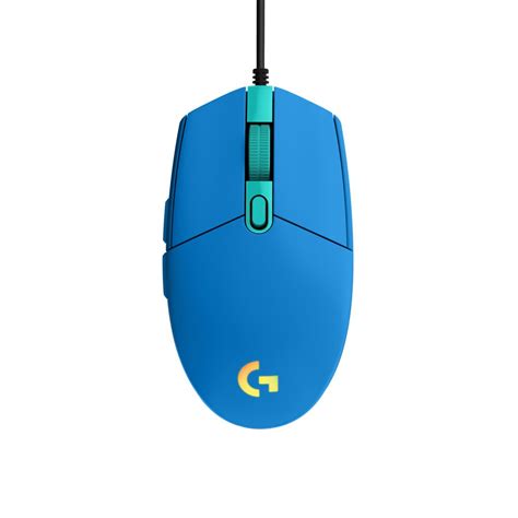 Mouse Gamer Logitech G203 Lightsync Rgb 8000 Dpi 6 Botões Azul