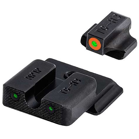 Truglo Tritium Pro Night Sights Sandw Mandp Green Tritium Worange Outline