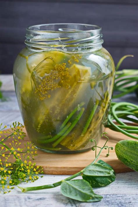 Lacto-Fermented Pickles with Garlic Scapes Recipe - Cook.me Recipes