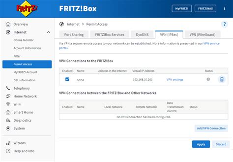 Setting up an IPSec VPN to the FRITZ!Box in Android