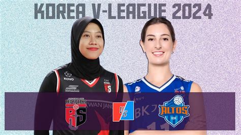 Red Spark Vs Ibk Altos Korea V League Ini Siaran Ulang Youtube