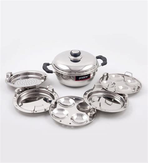 Buy Silver Ltrs Tri Ply Induction Base Stainless Steel Multipurpose