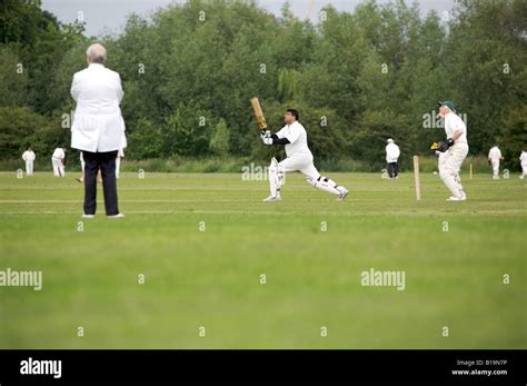 A Village Cricket Match Stock Photo Alamy