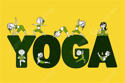 Yoga Words PNG Vector PSD And Clipart With Transparent Background