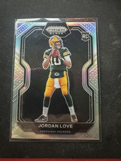 Panini Chronicles Prizm Black Silver Pb Jordan Love Rc Ebay