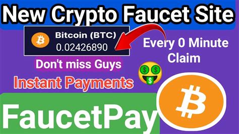 New Crypto Faucet Earning Site Best Bitcoin Faucet Website Claim