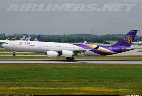 Airbus A340 541 Thai Airways International Aviation Photo 2139685